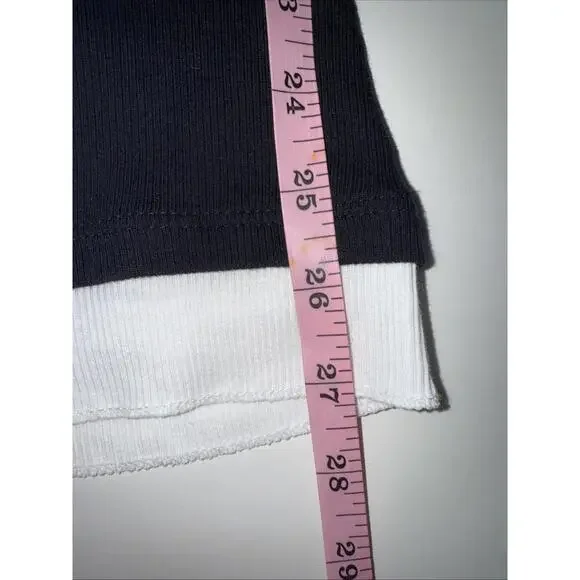 NWT Juniors Women’s Colorado Rockies Layered Look Tank Top Black M Medium - Picture 7 of 7